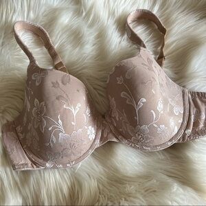 SOMA Nude floral‎ lace bra